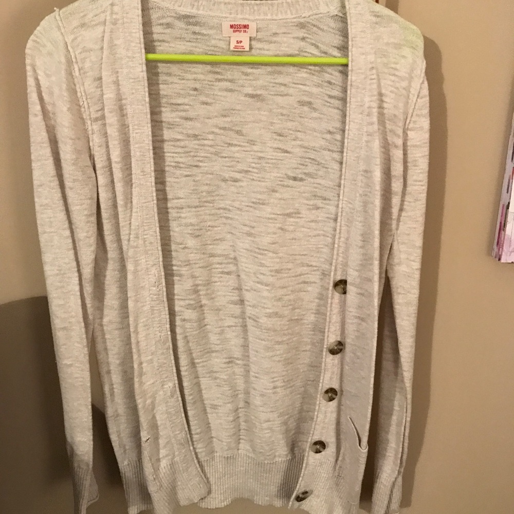 Cream cardigan